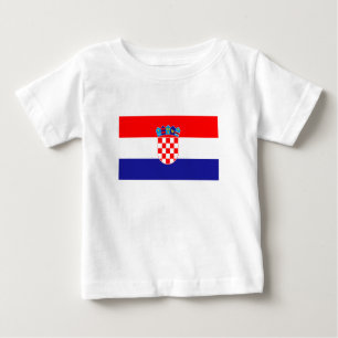 Kroatiska Flagga T Shirt