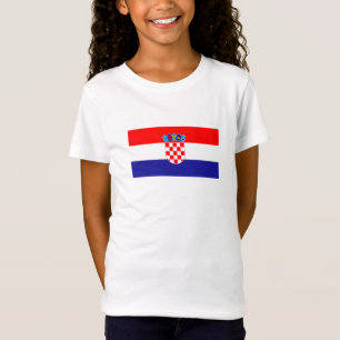 Kroatiska Flagga T Shirt