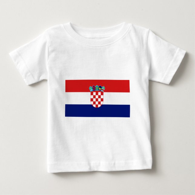 Kroatiska flagga - Trobojnica Tee (Framsida)