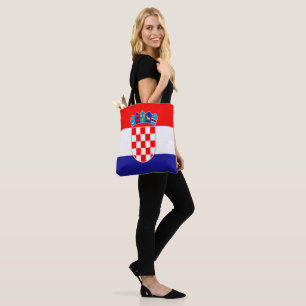 Kroatiska flagga tygkasse