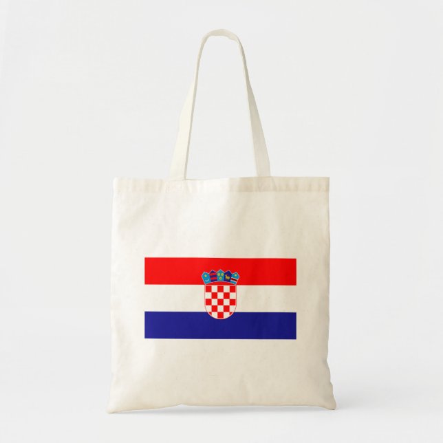 Kroatiska Flagga Tygkasse (Framsidan)