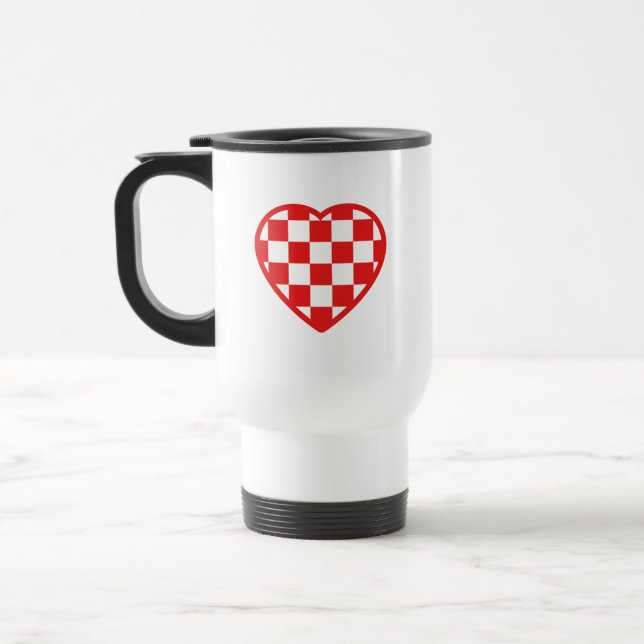 Kroatiska hjärtat resemugg (Vänster)