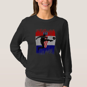 Kroatiska kroatkroatkroatkroatiska fotbollsskor t shirt