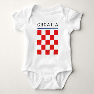 Kroatiska rutmönstret t shirt