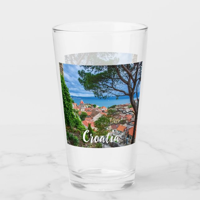 Kroatiska staden Omis Glaskopp (Framsida)
