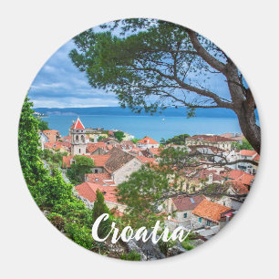 Kroatiska staden Omis Magnet