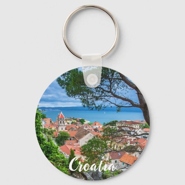 Kroatiska staden Omis Nyckelring (Framsida)
