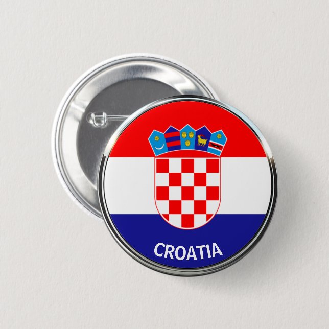 Kroatiska statsvapnet, Hrvatski grb Knapp (Framsida & baksida)