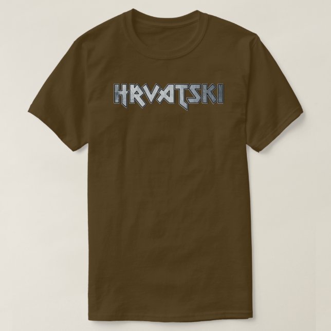 Kroatiska T Shirt (Design framsida)