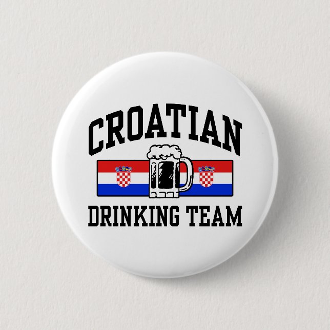 Kroatiskt drickteam knapp (Framsida)