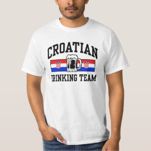 Kroatiskt drickteam t-shirt