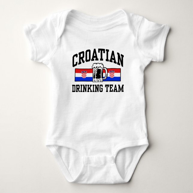 Kroatiskt drickteam tee (Framsida)