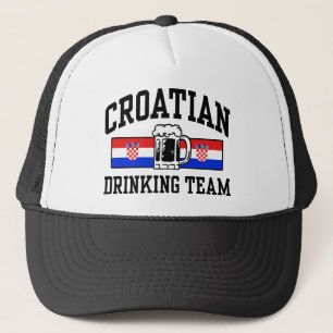 Kroatiskt drickteam truckerkeps
