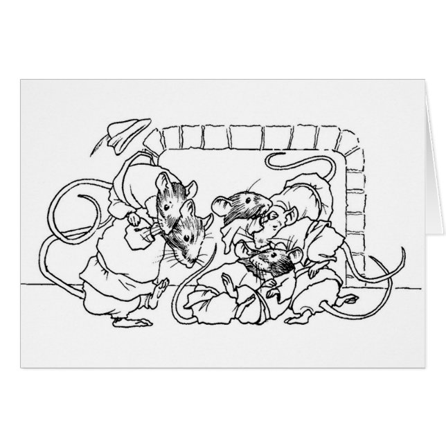 Krogbråk Hälsningskort (Framsidan Horizontal)