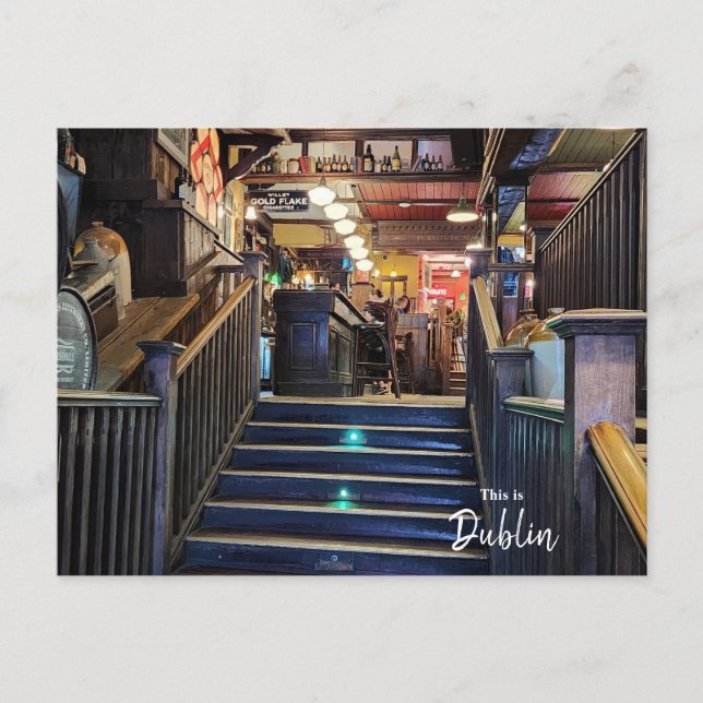 Krogen i Dublin-Irland Vykort (Framsida)