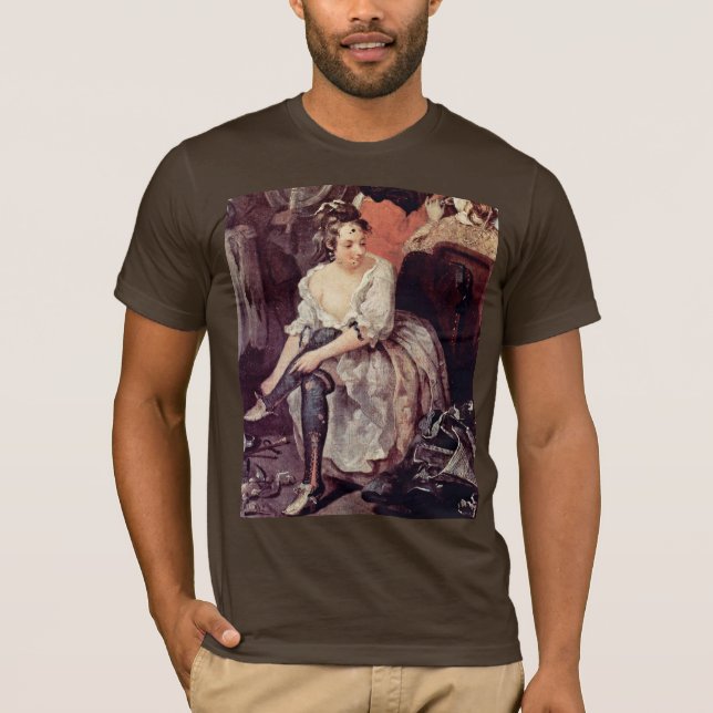 Krogen specificerar "vid Hogarth William T-shirt (Framsida)