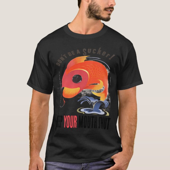 krok, fiskekrokar USA T Shirt (Framsida)