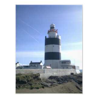 Krok Head Lighthouse, Wexford, Irland Fototryck