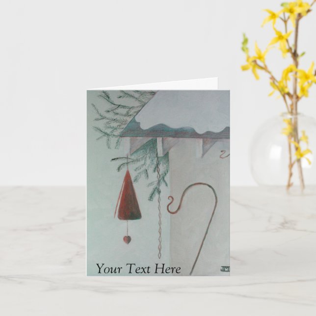 Krok och Chime Kort (Gul blomma)