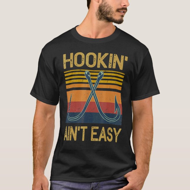 Kroka är inte lätt kärleksfiske t shirt (Framsida)