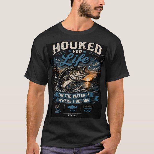 KROKAD FÖR LIVET T SHIRT (Framsida)