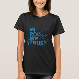 Krokad på fiske - rolig fiske motiv t shirt