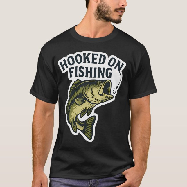 KROKAD PÅ FISKE T SHIRT (Framsida)