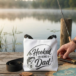Krokad på Pappalivet Axelväska