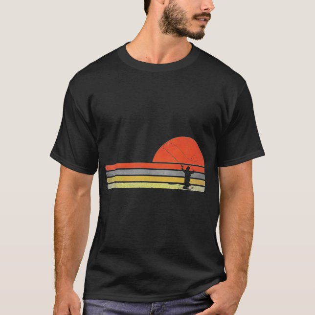 Krokad På Sommar Fisk Skelett T Shirt (Framsida)