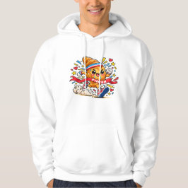 Krokantränare Tecknad Mållinje Sprint Hoodie