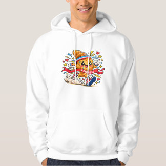 Krokantränare Tecknad Mållinje Sprint Hoodie