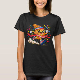 Krokantränare Tecknad Mållinje Sprint T Shirt