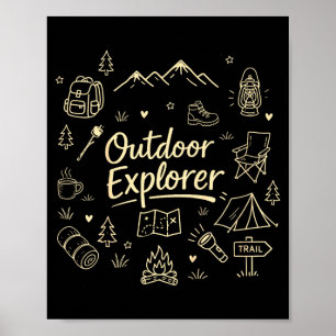 Krokar på moderskap söt fiske mamma utomhus mama poster