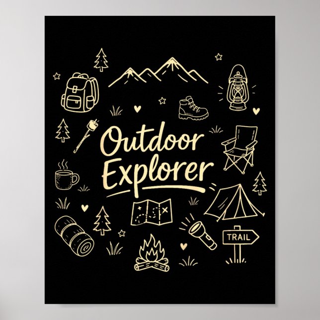 Krokar på moderskap söt fiske mamma utomhus mama poster (Framsidan)
