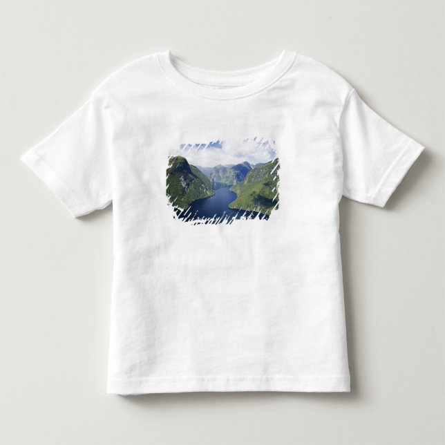 Krokarmen, Malaspina Reach, Doubtful Sound, Tee Shirt (Framsida)