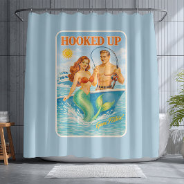 Krokat Fiskande Pinup-Siren | Rolig Marin