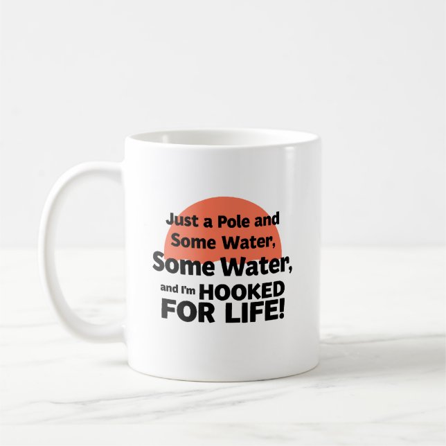 Krokat för Livet Fiske Kaffemugg (Vänster)