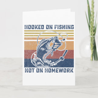 Krokat På Fiske Fiskegåvor För Pojkar B Fisk Fu Kort