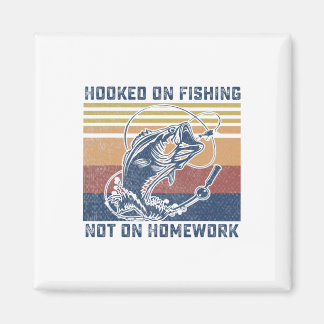 Krokat På Fiske Fiskegåvor För Pojkar B Fisk Fu Magnet