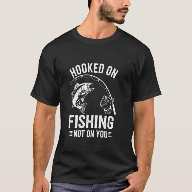 Krokat på fiske, inte på dig t shirt (Framsida)