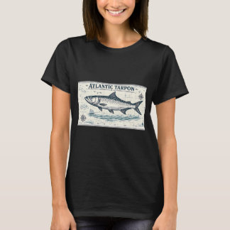 Krokat på Gnome Life – Rolig fiskegnom tecknad f T Shirt