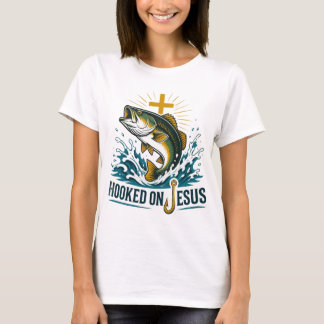 Krokat på Jesus: Bassfiske T-shirt