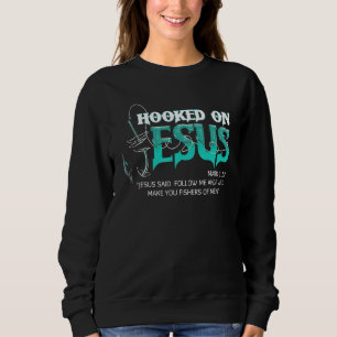 Krokat på Jesus Fiske T Shirt
