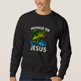 Krokat på Jesus - Kristet Lång Ärmad Tröja