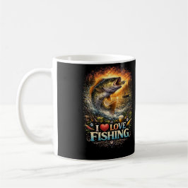 Krokat vid horisonten kaffemugg