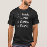 Kroken fodrar, sänket som sjunkas t shirt<br><div class="desc">Kroken fodrar,  sänket som sjunkas</div>
