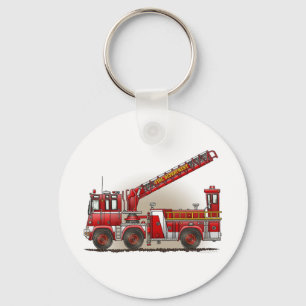 Kroken och stegen avfyrar lastbilen Keychain Nyckelring