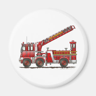 Kroken och stegen avfyrar lastbilen magnet