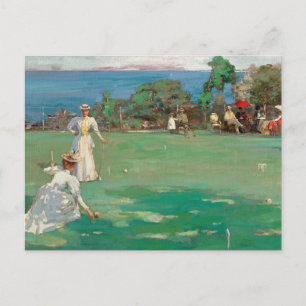 Krokettnpartiet Sir John Lavery Vykort