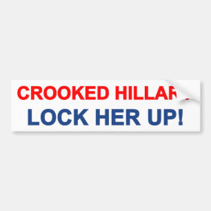 Krokiga Hillary låser upp henne Bildekal